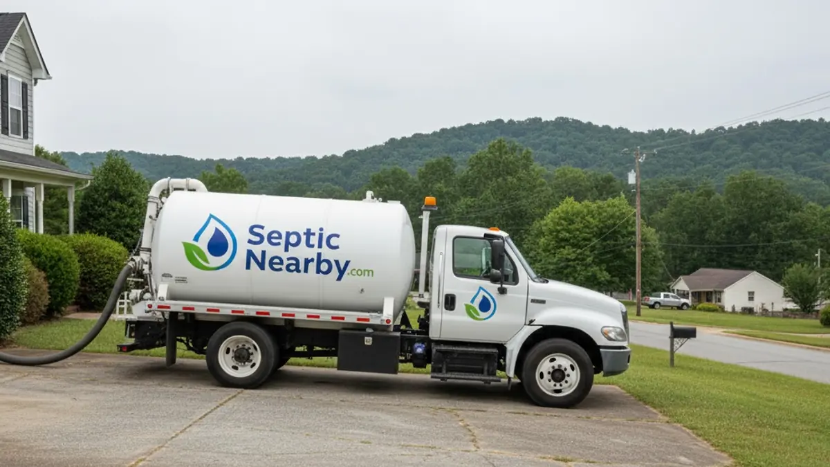 Illustrative photo of septic service in a residential area of Pine Mountain, GA