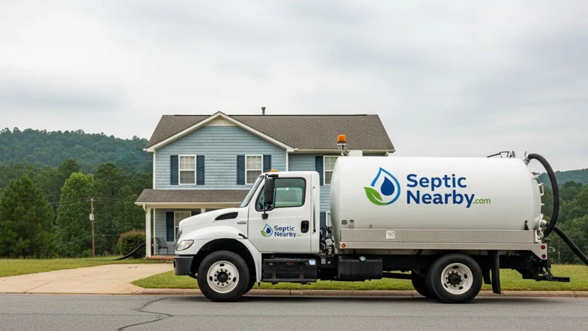 Illustrative photo of septic service in a residential area of Sparks, GA
