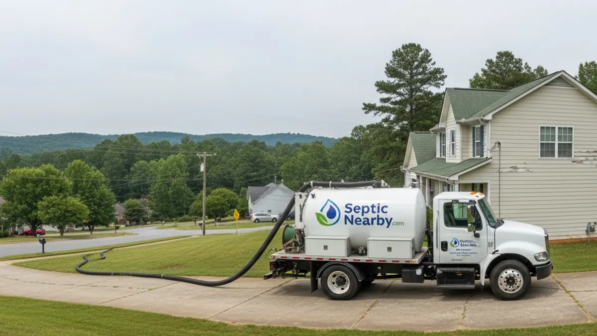 Illustrative photo of a residential area in Hall County, GA